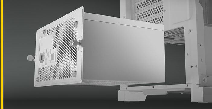 P20C White Mid-Tower E-ATX Gaming Case